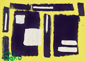 YELLOW NAVY SQUARE