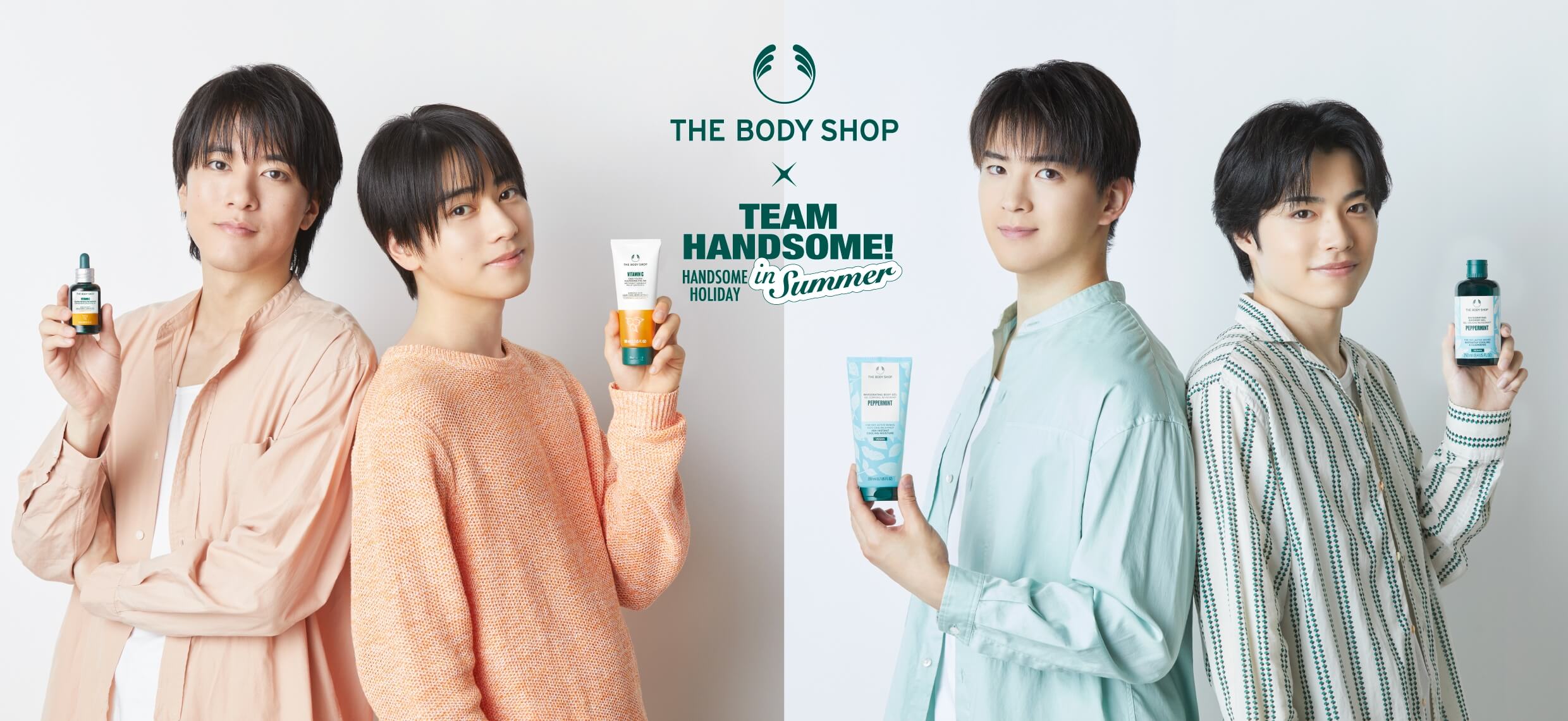 THE BODY SHOP ~ TEAM HANDSOME! HANDSOME HOLIDAY in Summer