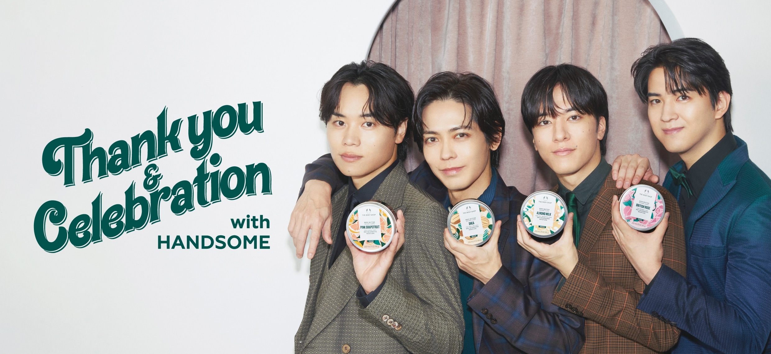 Thank you & Celebration with HANDSOME