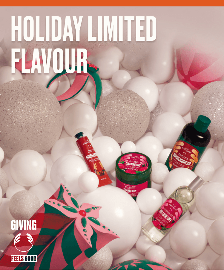 HOLIDAY 2026: ｜THE BODY SHOP (ザボディショップ)